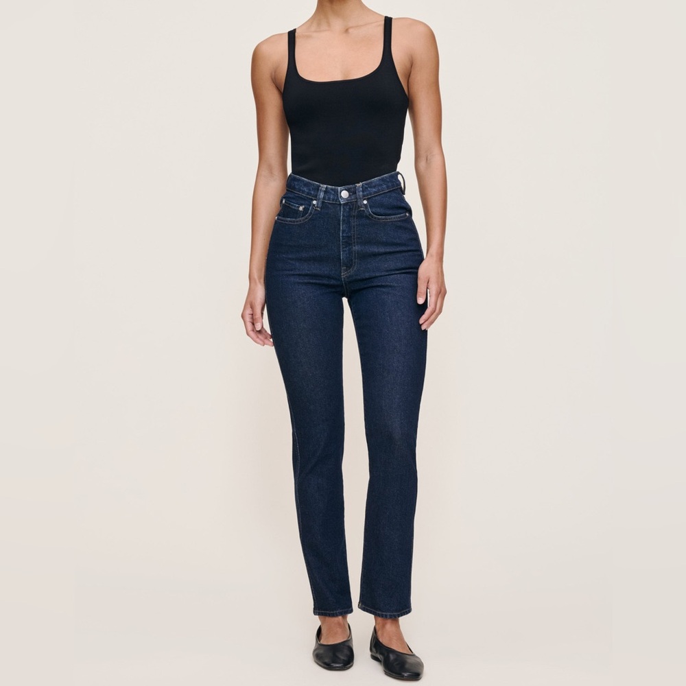 DL1961 Kristy Cigarette High Rise Jeans in Night Out